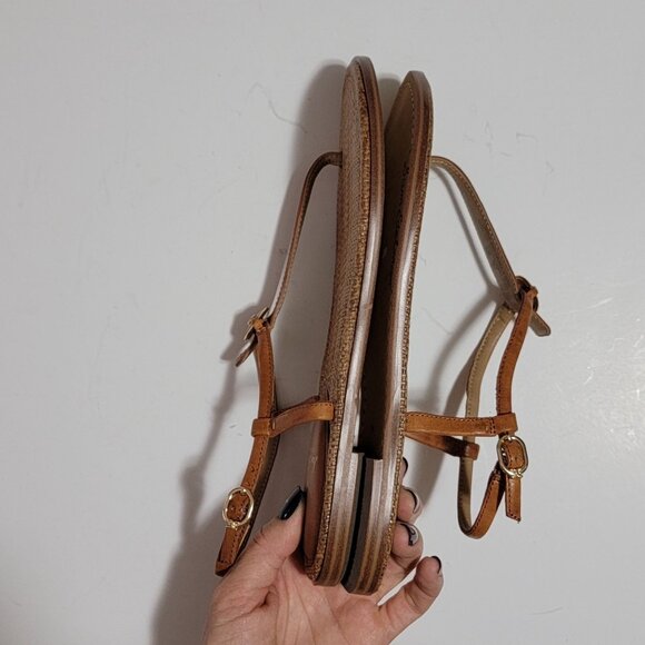 NEW Sam Edelman Gigi Signet Sandal Womens 9.5 Chic Minimalist Old Money Brown - Picture 8 of 8